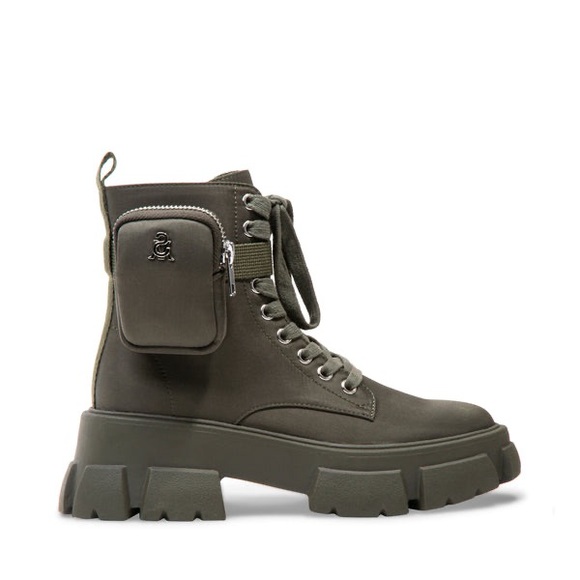 Steve Madden Shoes | Steve Madden Thora P Boots | Color: Green | Size: 8.5 | Rachanab's Closet